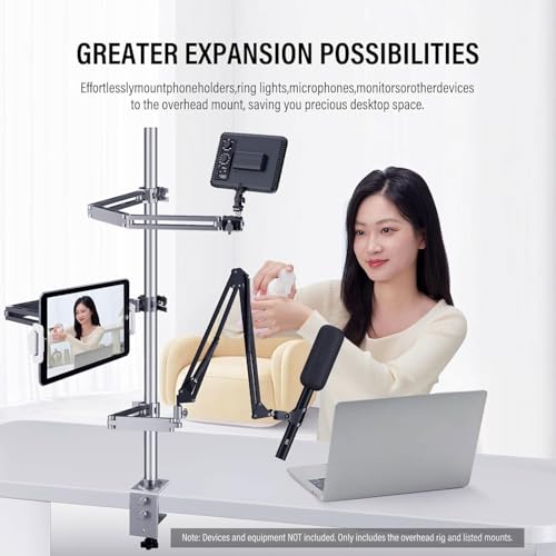 Trépied de table avec bras flexible Soonpho SP-T11 et rotule sphérique multi-support - 2