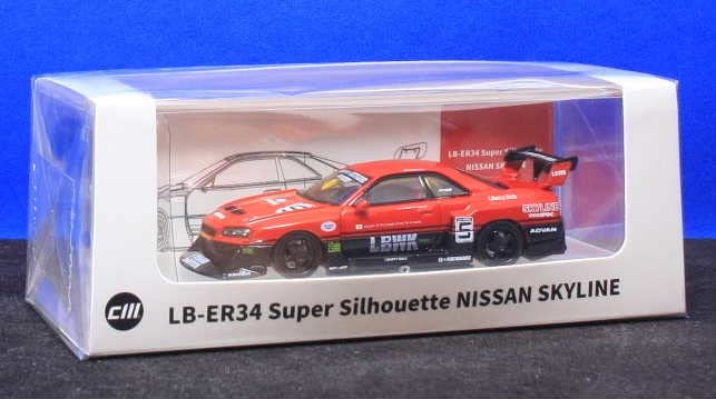 5台セット! 限定品 1/64 CM-MODEL LBWK 日産 スカイライン 1/64スケール CM MODEL「LB-ER34 Super Silhouette NISSAN SKYLINE