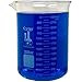 2000ml Beaker, Low Form Griffin, Borosilicate 3.3 Glass, Double Scale, Graduated, Karter Scientific 213D20 (Single)