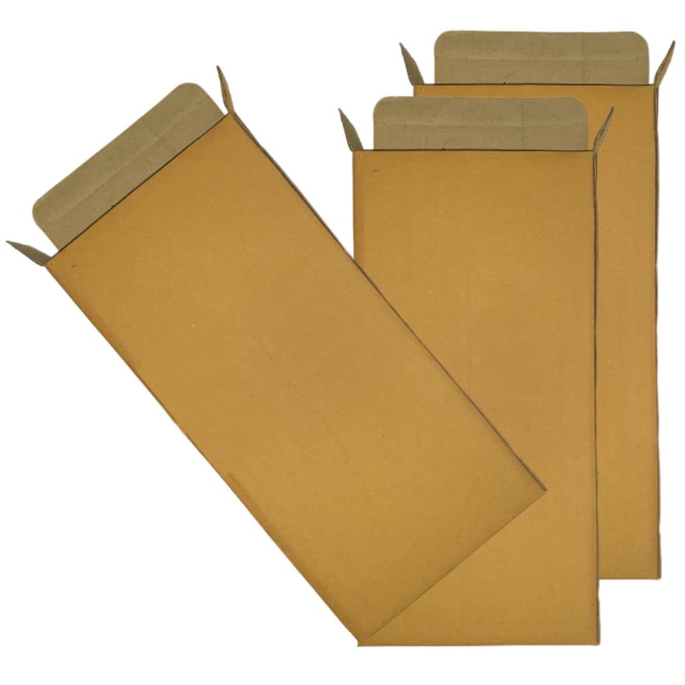 PacStalwart ® 14.5x7x2 Inches Flat Slim Broad Rectangle 3 Ply Corrugated Cardboard with Tuck-In-Flap Shipping Boxes Pack of 50 (B09JZV68K1) Amazon Price History, Amazon Price Tracker
