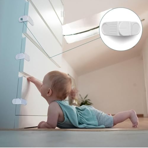 Bebek Güvenlik Köşe Kilidi – Çok Amaçlı Dolap, Çekmece, Buzdolabı ve Kapak Koruma Mandalı (1 Adet) - Görsel 6