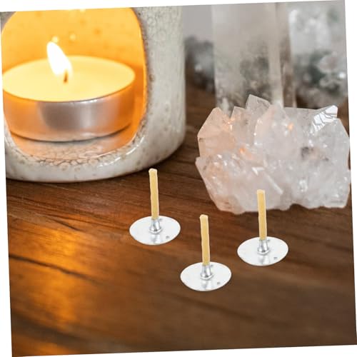 Angoily 100 pzas Pabilos para Velas en Rollo de Cera de Abeja miniatura 3