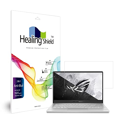 Muellery Healingshield スキンシール液晶保護フィルム Screen Protector Eye Protection Anti UV Blue Ray Film Compatible with ASUS ROG Zephyrus G1