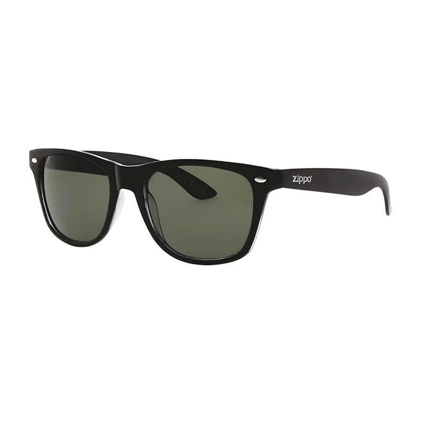 Zippo Frame Sunglasses - Black/Black, Medium