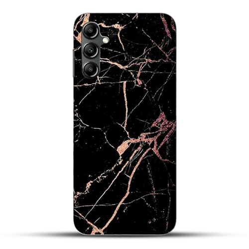 Image of COLORflow Back Cover Compatible with Samsung Galaxy A14 5G / 4G | Beautiful Black Golden Marble | Designer Printed Hard CASE Bumper Back Cover Compatible with Samsung Galaxy A14 5G / 4G