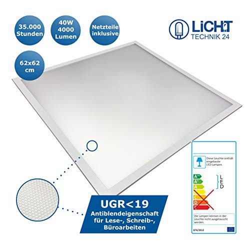 Preisvergleich Produktbild Lichttechnik24® LED Panel UGR