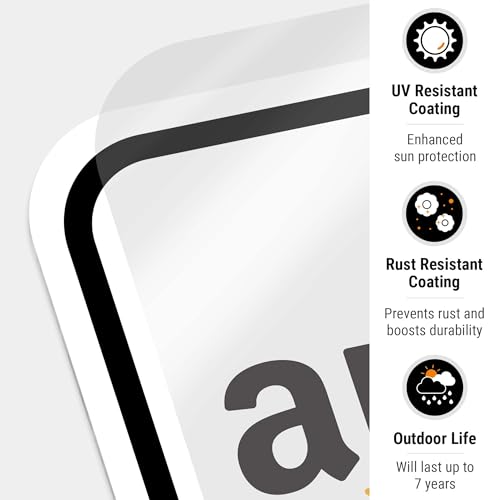 Image of Custom Package Delivery Sign, Delivery Instructions, 18x24 Inches, Rust Free .063 Aluminum, Fade Resistant, Made in USA by Sigo Signs