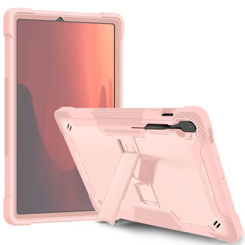 Coque Galaxy Tab S10 FE Plus antichoc or rose idéale pour le travail nomade - 4