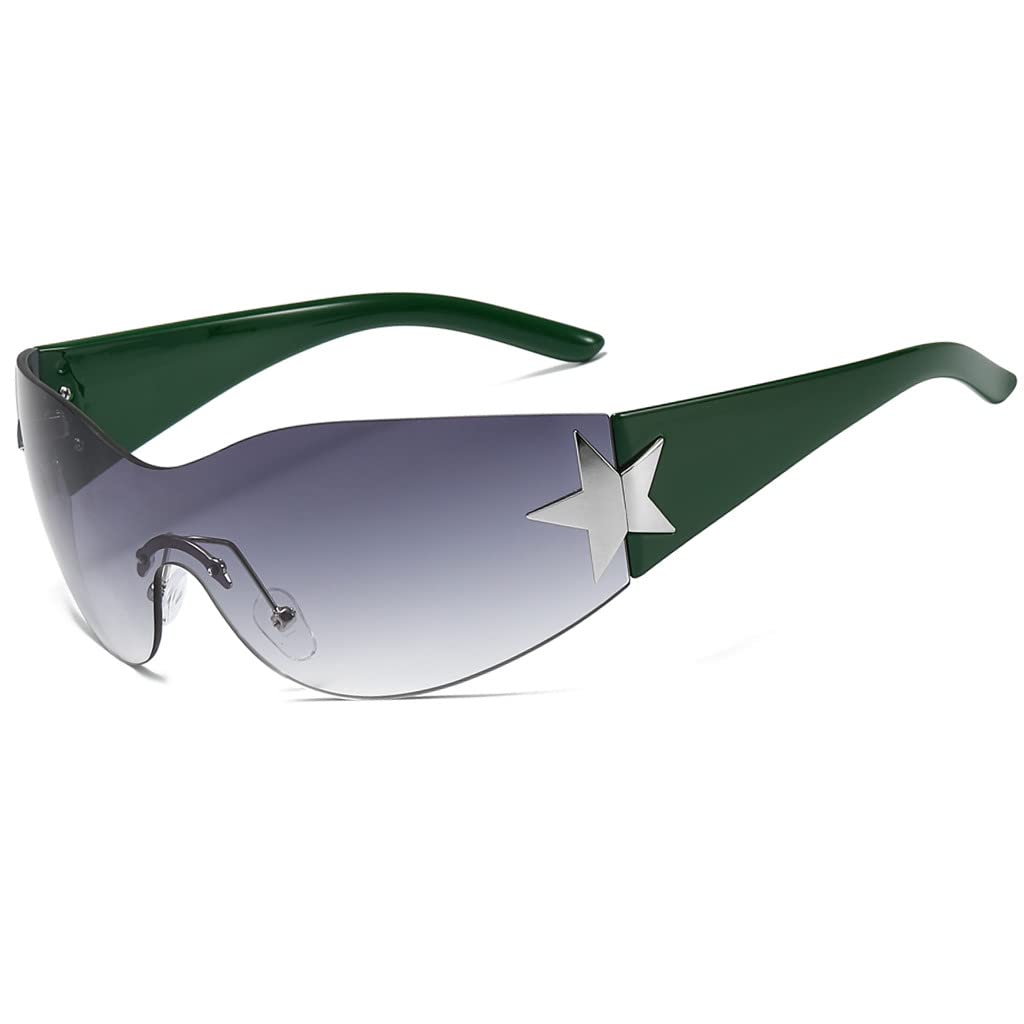 Amazon.com: BAWUYI Y2K Visor Shield Sunglasses for Women Men