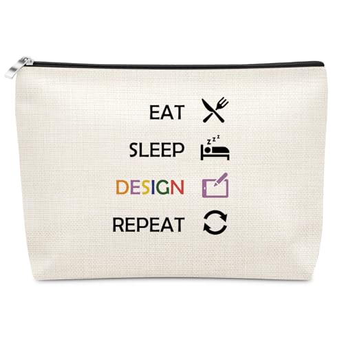 Interior Designer Makeup Bag Gift Home Decor Cosmetic Organizer for Women Artists Future Home Decorators Creative Coworkers Graduation Present Ideas for Home Stylists