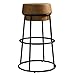 Tabourets de Bar 26"Tabouret Bouchon de Liège Tabouret Champagne Fer Art Tabourets Table Stable Chaise de Bar Ronde Repose-Pieds Haut Café Cuisine, Meubles de Salle à Manger - Capacité de 350 lbs