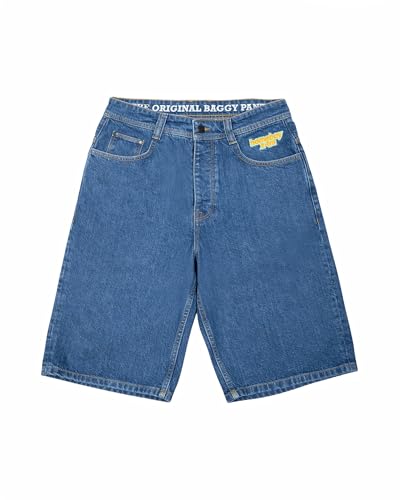 Shorts Washed Blue 25 Homeboy Unisexe x-tra Baggy en jean délavé