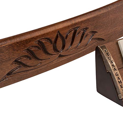 Hand-Carved Curved Rummy Game Set miniatura 4