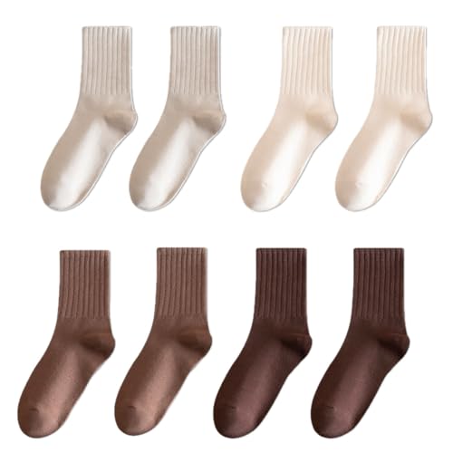 Women's Pure Cotton Socks, Spring and Autumn Long Tube Cotton Socks, Deodorizing and Sweat Absorbing Medium Tube Socks2