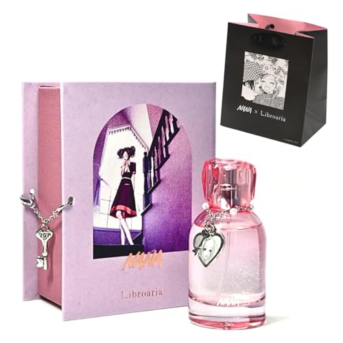 nana 香水 コラボ Libroaria 50ml N0.7 Nana N0.8 Hachi ショッパー付き可 リブロアリア オードパルファム ポップアップ ブック型 香水ボトル 矢沢あい 大崎ナナ 小松奈々 (N0.8 Hachi （ショッパー付き）)のサムネイル
