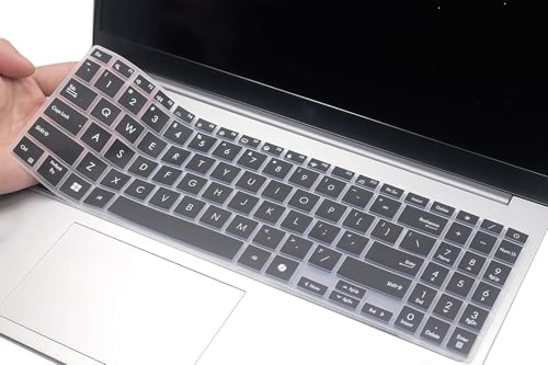 Silicone Keyboard Skin Cover Compatible for 2025 2024 ASUS Vivobook 15 M5506 S5506 Q5507 S5507 S5507QA 15.6