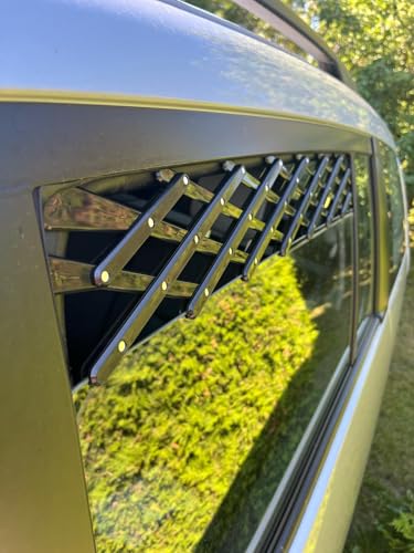 Frischluftgitter für Auto Fensterscheibe Hundeschutzgitter Trenngitter für Seitenscheibe Schwarz