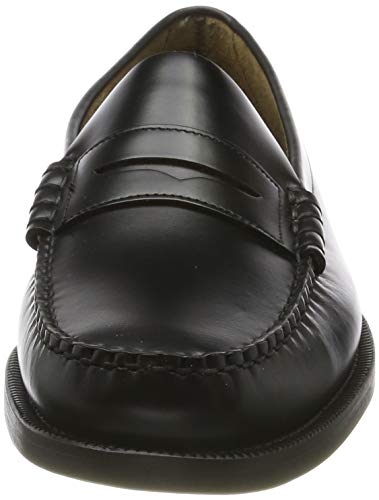 Image of Sebago Men's Dolphin Loafers, Black Black 902, 5.5 UK