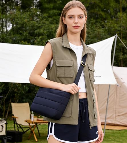 Bolso Tote Acolchado Ligero para Mujer miniatura 3