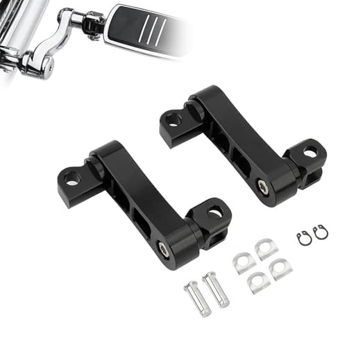 Repose-pieds passager pour moto et kit d'extension pour les road trips en Harley Dyna