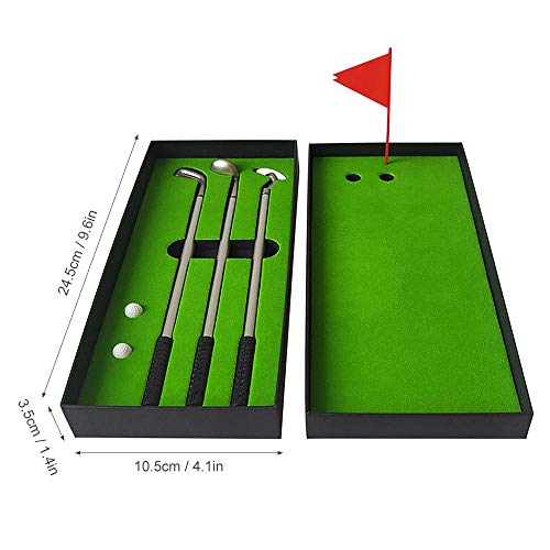 Laurio Conjunto de caneta de golfe de mesa para mesa portátil conjunto de caneta esferográfica de go
