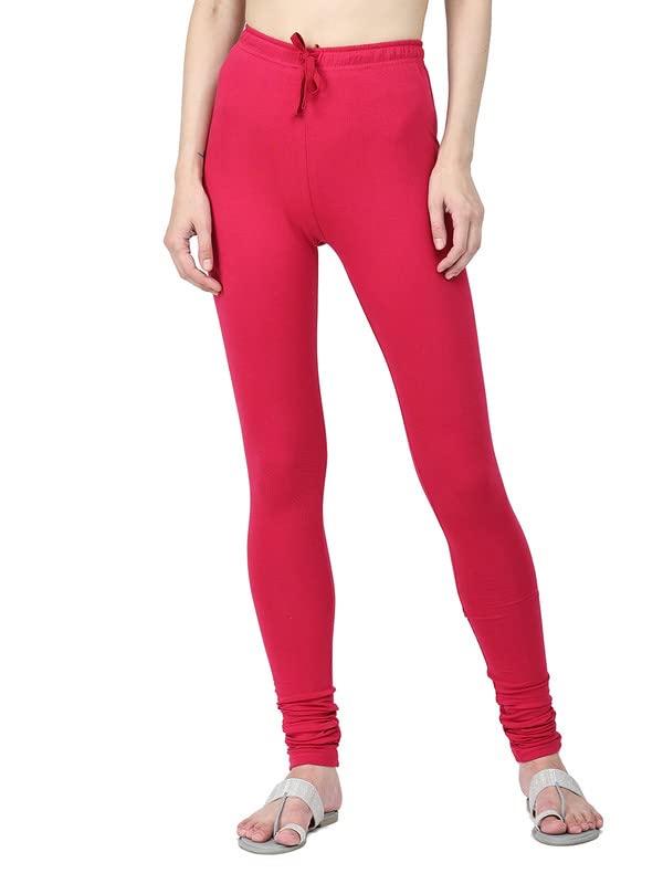 Image of Robinbosky Cotton Churidhar Leggings for Women - Stylish, Stretchable & Flattering Fit for All-Day Comfort