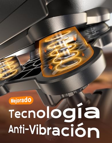 CIRYCASE Soporte Movil Moto [Antivibración Mejorado], Súper Estable Soporte Movil Bicicleta, 360° Rotación y Ajustable Suporte Telemóvel Moto Compatible con iPhone 17/16/15, Galaxy, 4,7-6,8" Teléfonos - imagen 2