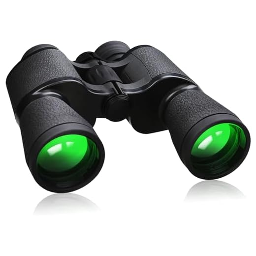 FULLJA 20x50 High Power Binoculars for Adult, Compact Binoculars with Clear Low Light Vision, Waterproof Binoculars for Bird Watching, Concerts, Travel, Hiking, Outdoor Sports