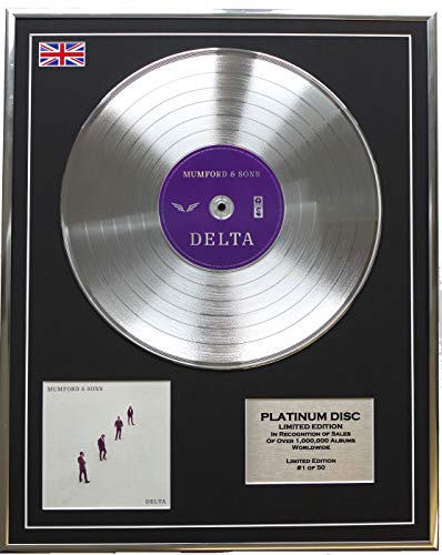 Everythingcollectible Mumford & Sons/Edition Limitee/Cadre CD/Disque DE Platine/Delta