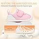 STQ KIDS Lauflernschuhe Baby Breite Barfussschuhe Kinder Krabbelschuhe Leichte Kleinkind Turnschuhe Hausschuhe Babyschuhe Jungen Mädchen Sneakers Rosa 12-18 Monate/22 EU Weit