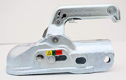 Winterhoff Kugelkupplung WW30-K+Z 3000kg Zugkugelkupplung Zugmaul Anhänger PKW Universal Zugrohr Kupplung Zugmaul Trailer