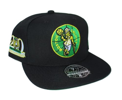 Gorra Fitted Mitchell & Ness Boston Celtics Negro miniatura 1