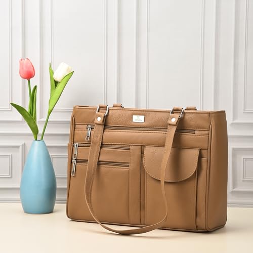 Image of K London Ladies Leather Handbag|Women's Handbag in Soft Leather - Womens Designer Shoulder Hand Bag - Medium Practical Size