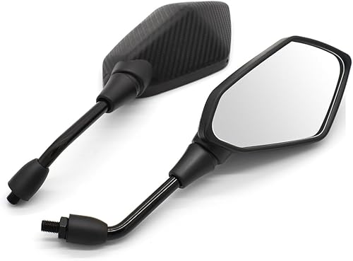 Motorbike Mirrors,For Y-AMAHA MT125 MT01 MT03 MT25 YBR-125 YZF-R15 XT660 Motorcycle Handlebar Side Mirror 8mm 10mm Universial Motorbike Rearview