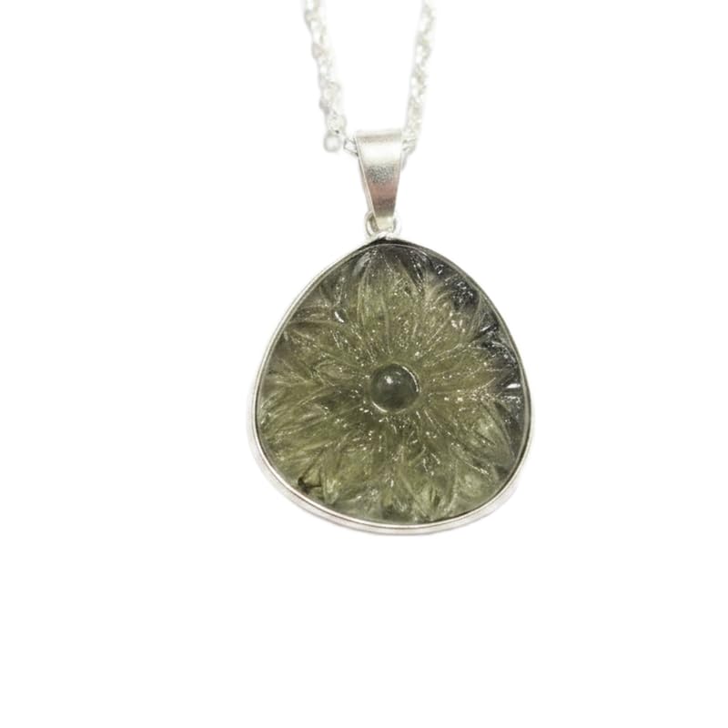 Pendentif quartz fumé facetté d'exception et sa chaîne câble raffinée