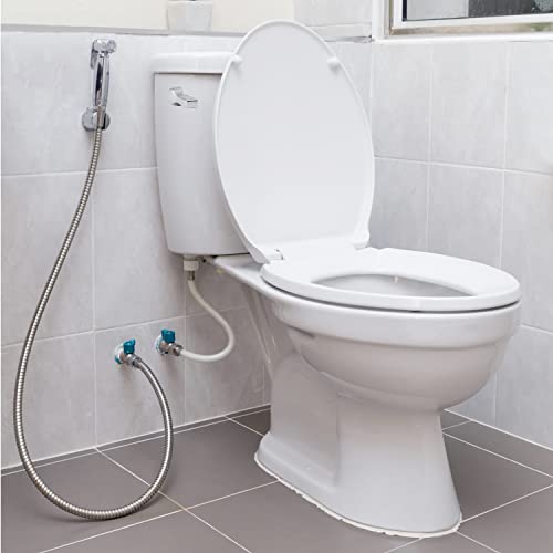 image for iFealClear Solid Brass Toilet Tank Flush Lever Replacement, Universal 