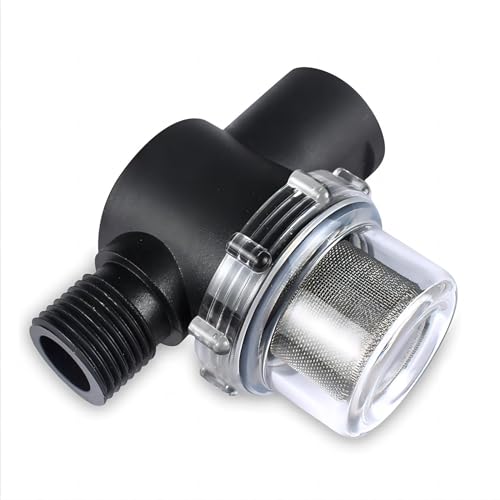 Image of 2PCS Water Pump Screen, RV Replacement 1 /2 Twist 50 Mesh Tubular Screen Compatible with WFCO or Shurflo Water Pumps (with Waterproof Tape)., Stainless Steel;transparent
