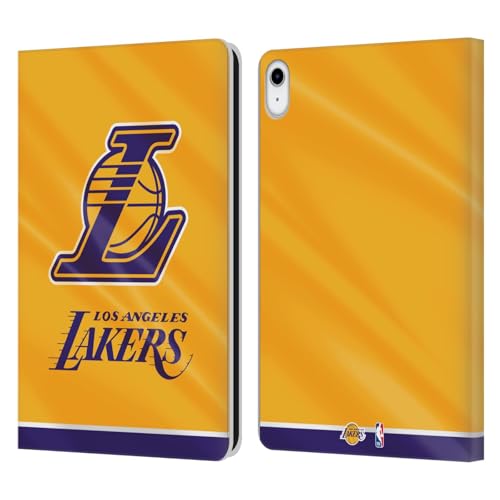 Coque cuir iPad 10.9 Los Angeles Lakers avec bannière officielle