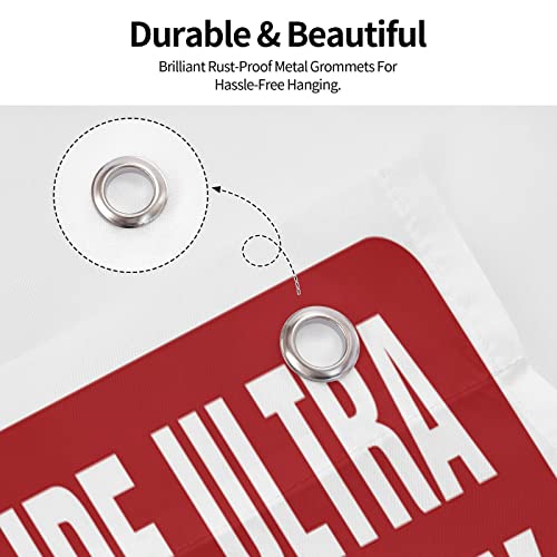 Déco murale vide résolue grâce au grand drapeau Electra Glide Ultra - 2