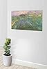 Artley Prints Rain by Vincent Van Gogh Canvas Wall Art l Landscape Pictures for Living Room, Bedroom l Framed Artwork Decoration Ready to Hang 60 x 40cm (24 x 16 inches) A2 #5