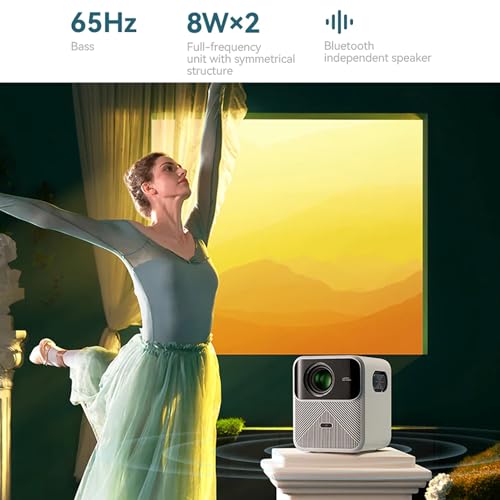WANBO Mozart 1 Full HD Native 1080P, 4K HDR, 18000 Lumens | HDMI ARC| Projector for Home | Android 2G+32G | Auto (Focus + Keystone + Obstacle... - Image 6