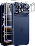 [Ajuste Perfecto] Esta funda para iPhone 17 Pro, presenta orificios de precisión para la cámara, altavoces y puertos. Su diseño optimizado de los botones asegura el acceso completo a todas las funciones.
