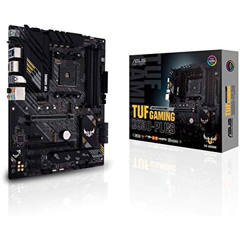 ASUS TUF Gaming B550-PLUS Placa Base Gaming AMD con VRM de 10 fases Cover