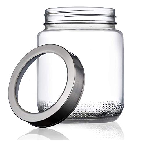 Image of Golden Bird International Airtight seal Glass Barrel Jar 2300 ML Classic Canister for Food and Household Storage jar set (3)