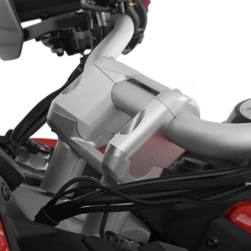 Manillar elevador Multistrada V4 de aluminio CNC que reduce la fatiga 6