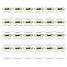 24 Mini Hexagon Glass Jars, 1.5oz Hex Jars (24-Pack) - for Spices, Gifts, Party Favors, DIY & more