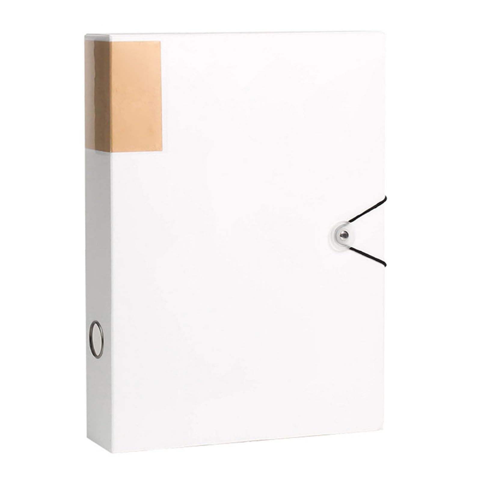 HANCLE Archives Case with Lid File Folder Organiser Document Storage Filing Box Pull In/Out Desk File Storage Case Easy to Box