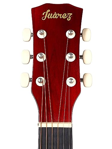 Image of JUAREZ JRZ38C /3TSNA Engineered Wood Acoustic Guitar, 38 Inch Cutaway, 3TS Sunburst