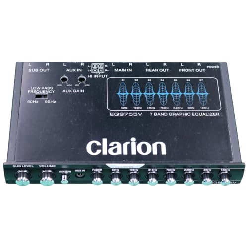 Clarion EQS755V 7-Band Equalizer