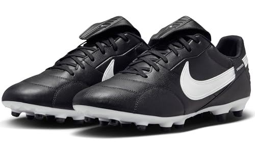 Nike The Premier III FG, Sneaker Uomo, Black White, 45 EU - 2